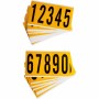 Brady 1560- KIT etichetta autoadesiva Rettangolo Permanente Nero, Giallo 125 pz (097129)