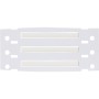 Brady 3HT-094-2-WT-S segnacavo Bianco Fluoruro di polivinilidene (PVDF) (114309)