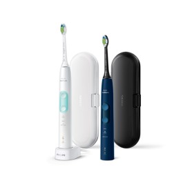 Philips 4500 series HX6851/34 spazzolino elettrico Adulto Spazzolino elettrico sonico Colore menta, Bianco (HX6851/34)
