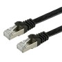 Value FTP Cat.6 Flat Network Cable, black 1 m cavo di rete Nero F/UTP (FTP) (RO21.99.0971)
