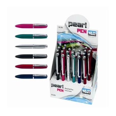 Niji 3814 penna a sfera Penna a sfera retrattile a clip 24 pz (3814)
