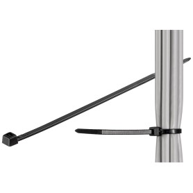 Goobay 17069 fascetta Fascetta a strappo Nylon Nero 100 pz (CECP-ACC-0002N)