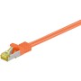 Goobay RJ-45 CAT7 2m cavo di rete Arancione S/FTP (S-STP) (91606)