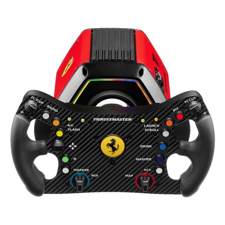 Thrustmaster T818 Ferrari 488 GT3 Simulator Nero, Rosso USB Sterzo + Pedali Analogico/Digitale PC (2960981)