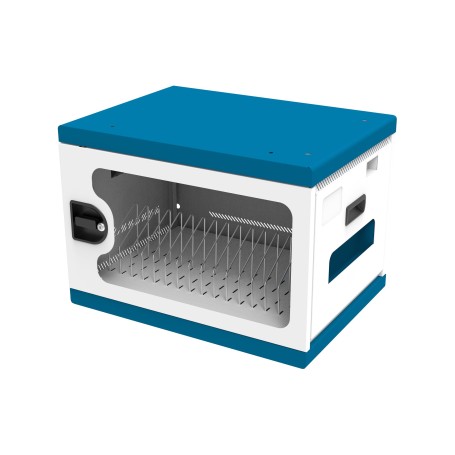 Alcasa PCT20-C16-18 portable device management cart& cabinet Carrello per la gestione dei dispositivi portatili Blu, Bianco