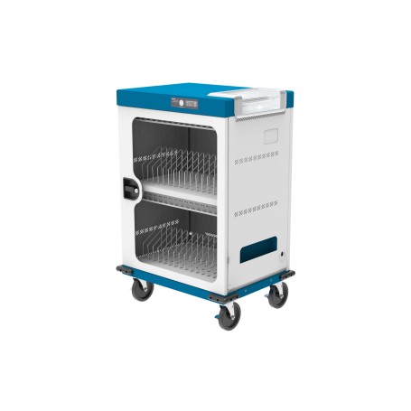 Alcasa PCT20-C32-18 portable device management cart& cabinet Carrello per la gestione dei dispositivi portatili Blu, Bianco