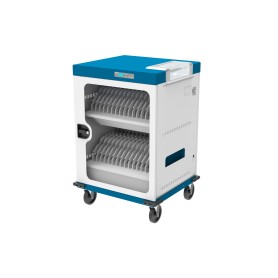 Alcasa PCT21-AC32 portable device management cart& cabinet Carrello per la gestione dei dispositivi portatili Blu, Bianco