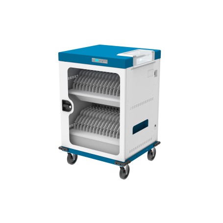 Alcasa PCT21-AC32 portable device management cart& cabinet Carrello per la gestione dei dispositivi portatili Blu, Bianco