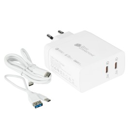 Alcasa PCA-W006W Caricabatterie per dispositivi mobili Universale Bianco AC Ricarica rapida Interno