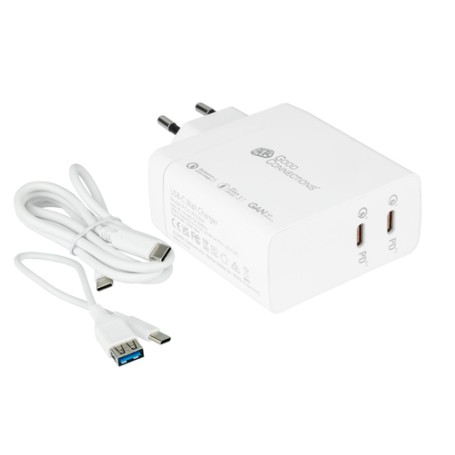 Alcasa PCA-W006W Caricabatterie per dispositivi mobili Universale Bianco AC Ricarica rapida Interno