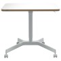 Leitz 65360001 piano di scrivania per computer Forma quadrata Alluminio Bianco