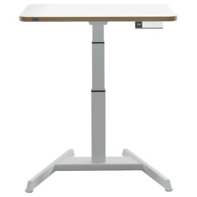 Leitz 65340001 piano di scrivania per computer Forma quadrata Alluminio Grigio scuro