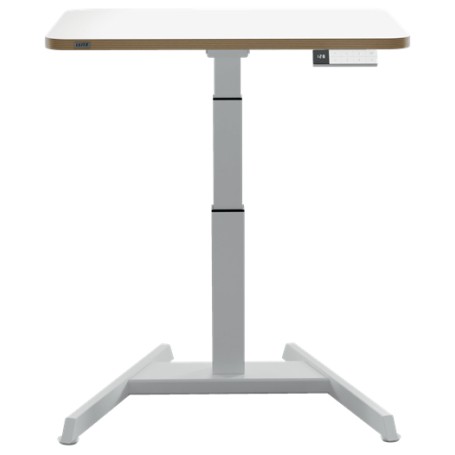 Leitz 65340001 piano di scrivania per computer Forma quadrata Alluminio Grigio scuro