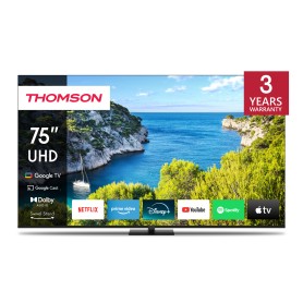 TV THOMSON LED 75" 75UG5C14 SMART GOOGLE TV DVB-T2/S2 UHD CI+ 3XHDMI 2XUSB  - CENTRAL STAND - TELECOMANDO RETRO ILLUMINATO VESA