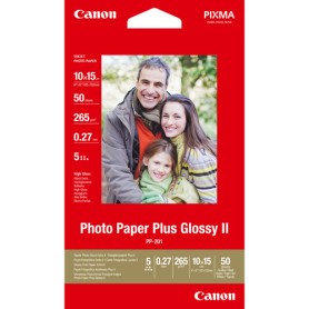 Canon PP-201 carta fotografica Rosso Molto lucida (2311B003)