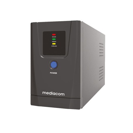 Mediacom Xpower 650 A linea interattiva 0,65 kVA 390 W 2 presa(e) AC (M-UPS651N)