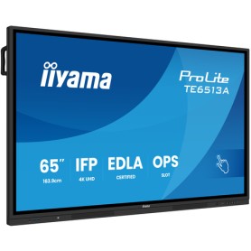 iiyama TE6513A-B2AG visualizzatore di messaggi Pannello piatto interattivo 163,8 cm (64.5") Wi-Fi 500 cd/m² 4K Ultra HD Nero To