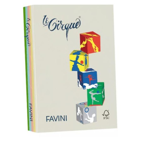 RISMA LE CIRQUE MIX 5 COL 100FG A4 (A71X134)