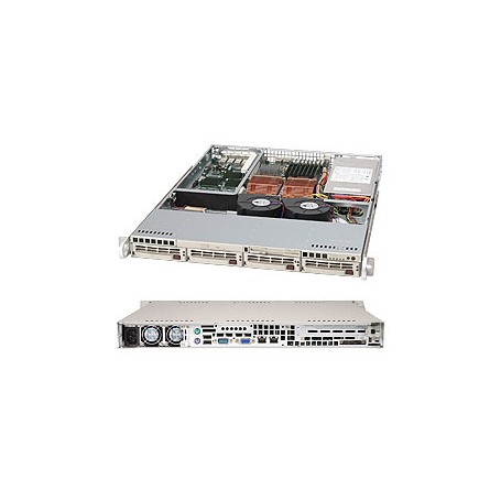 Supermicro SuperChassis 813TQ-520C (Black) Basso profilo (Slimline - stilizzato) Nero (CSE-813TQ-520CB)