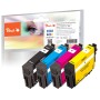 Peach PI200-868 cartuccia d'inchiostro 4 pz Compatibile Resa standard Nero, Ciano, Magenta, Giallo