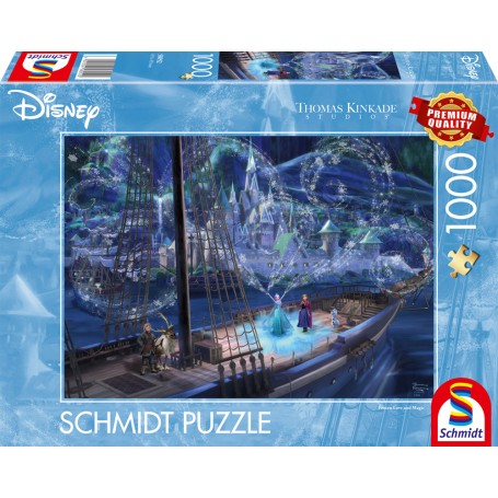 Schmidt Spiele 58052 puzzle 1000 pz Cartoni