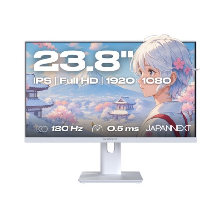 JAPANNEXT JN-I238FHD120F-HSP-W Monitor PC 60,5 cm (23.8") 1920 x 1080 Pixel Full HD LCD Bianco