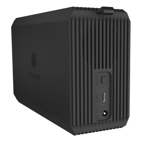 ICY BOX IB-RD3720-CU3 Box esterno HDD/SSD Nero 2.5/3.5" (61191)