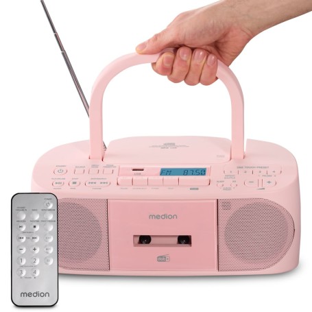 MEDION 50079336 radio Personale Digitale Rosa