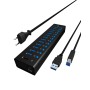 ICY BOX IB-AC6113 USB 3.2 Gen 1 (3.1 Gen 1) Type-B 5000 Mbit/s Nero (70420)