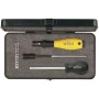 Drehmoment-Schraubendreher Set TorqueVario-S ESD (schwarz/gelb, 14-teilig, 0,4 - 1Nm) (43898)