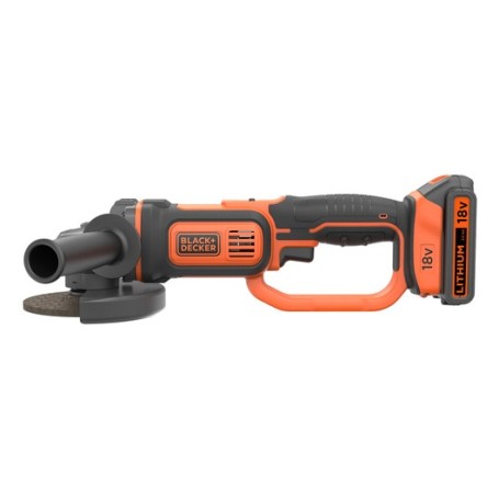 Akku-Winkelschleifer BCG720M1, 18Volt (schwarz/orange, Li-Ionen Akku 4Ah) (BCG720M1-QW)