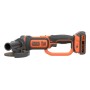 Akku-Winkelschleifer BCG720M1, 18Volt (schwarz/orange, Li-Ionen Akku 4Ah) (BCG720M1-QW)