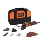 Multifunktions-Werkzeug MT300SA2 (orange/schwarz, 300 Watt, 12-tlg. Zubehrset) (MT300SA2-QS)