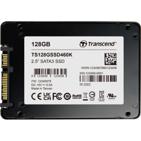 Transcend 128 GB Interne mSATA SSD TS128GSSD460K-VS1 (TS128GSSD460K-VS1)