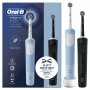 Oral-B Vitality Pro Duo Adulto Spazzolino rotante-oscillante Nero, Blu, Bianco (4210201446514)