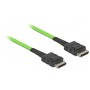 Kabel OCuLink PCIe SFF-8611  OCuLink SFF-8611 (hellgrn, 1 Meter) (85214)