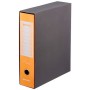 Brefiocart Brefio Fluo raccoglitore ad anelli A4 Nero, Arancione (0201190AF)