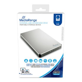 MediaRange MR997 disco rigido esterno 2 TB 5400 Giri/min 2.5" Micro-USB B 3.2 Gen 1 (3.1 Gen 1) Argento