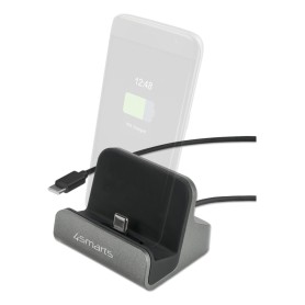 4smarts 541426 docking station per dispositivo mobile Smartphone Nero, Grigio
