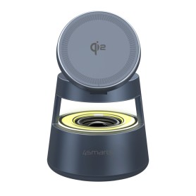4smarts 541327 Caricabatterie per dispositivi mobili Cuffie, Smartphone, Orologio intelligente Grigio USB Carica wireless Intern