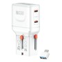 4smarts 541647 Caricabatterie per dispositivi mobili Universale Arancione, Bianco AC Ricarica rapida Interno (4S541647)