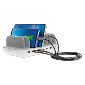 4smarts 462310 Caricabatterie per dispositivi mobili Smartphone, Tablet Grigio USB