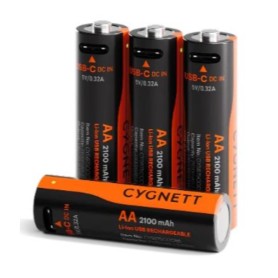 AA USB-C RECHARGEABLE BATTERY 4PZ. (CY5875CCCRB)