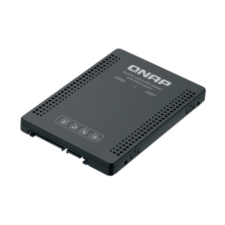QNAP QDA-A2MAR contenitore di unità di archiviazione Box esterno SSD Nero M.2 (QDA-A2MAR)