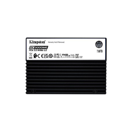 Kingston Technology 7.68TB DC3000ME U.2 PCIe 5.0 NVMe TCG Opal SSD Enterprise (SEDC3000ME/7T6)