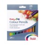 Pentel CB8-24U pastello colorato Multicolore 24 pz (CB8-24U)
