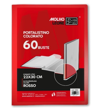 CF12 PORTALISTINO ROSSO 60 BUSTE (22861)