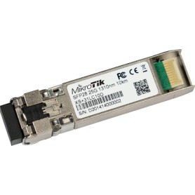 Mikrotik XS+31LC10D modulo del ricetrasmettitore di rete Fibra ottica 25000 Mbit/s SFP28 1310 nm
