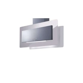 CAPPA TRISIA ISOLA cm 90x43 - Inox, vetro Bianco - 800 m3/h