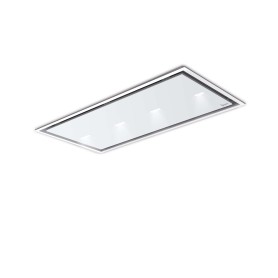 CAPPA GEA FLAT cm 90X60  Bianca spot light - 800 m3/h